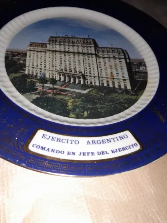 Plata Conmemorativo Ejército Argentino San Telmo