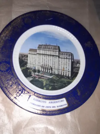Plata Conmemorativo Ejército Argentino San Telmo