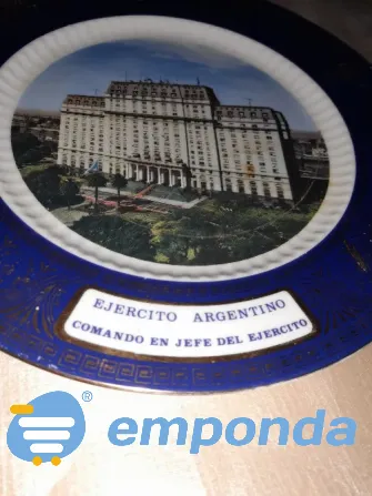 Plata Conmemorativo Ejército Argentino San Telmo - imagen 2