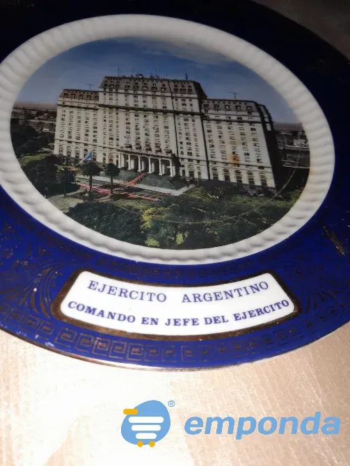 Plata Conmemorativo Ejército Argentino San Telmo - imagen 2