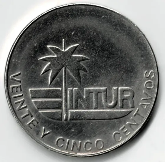 Moneda de Cuba 25 Centavos 1981 XF +++ Villa Crespo