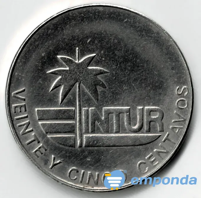 Moneda de Cuba 25 Centavos 1981 XF +++ Villa Crespo - imagen 2