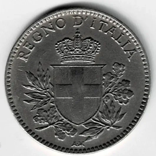 Moneda de Italia 20 Centésimi 1919 Muy Buena Pieza Villa Crespo