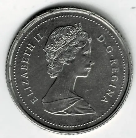 Moneda de Canadá 10 Cents 1985 - Oferta - Muy Buena Villa Crespo