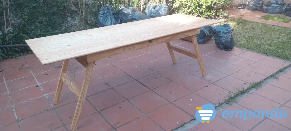 Mesa para quincho grande de pino como nueva Vicente López - imagen 2