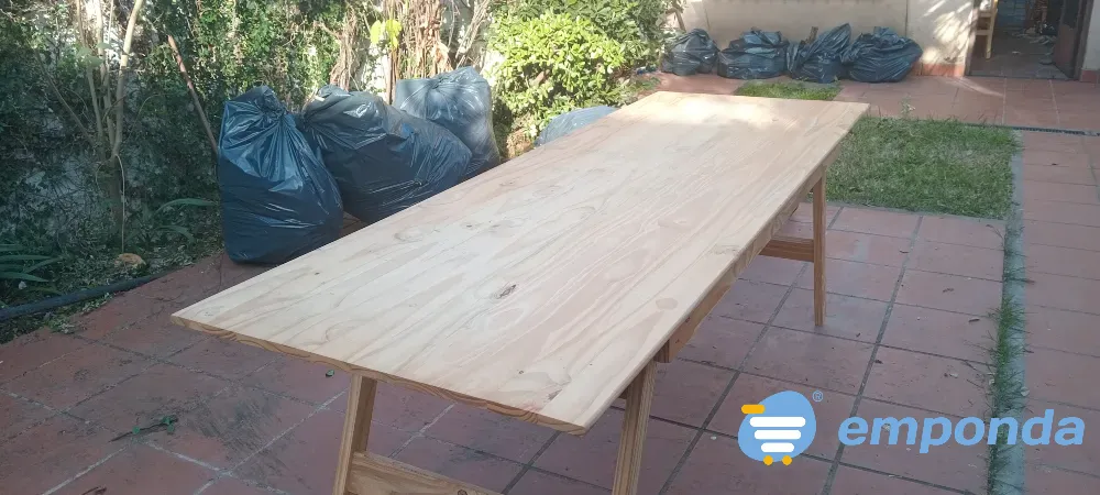 Mesa para quincho grande de pino como nueva Vicente López - imagen 3