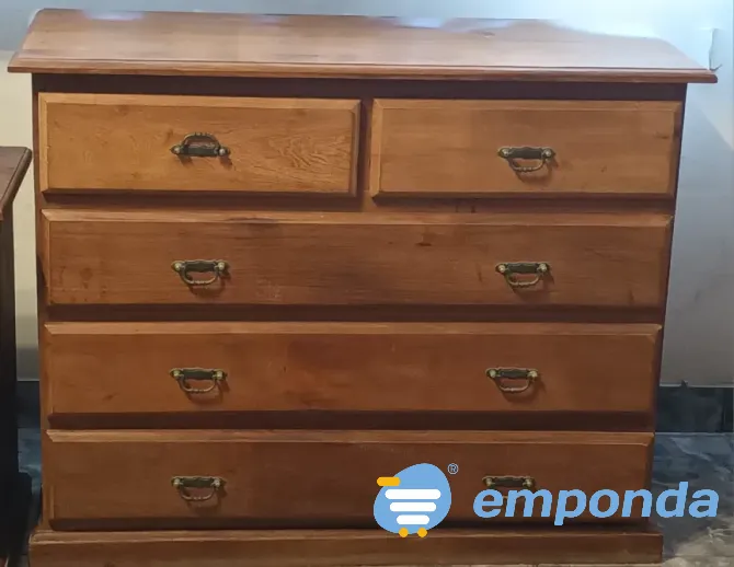 Juego completo de muebles de algarrobo macizo Avellaneda - imagen 6