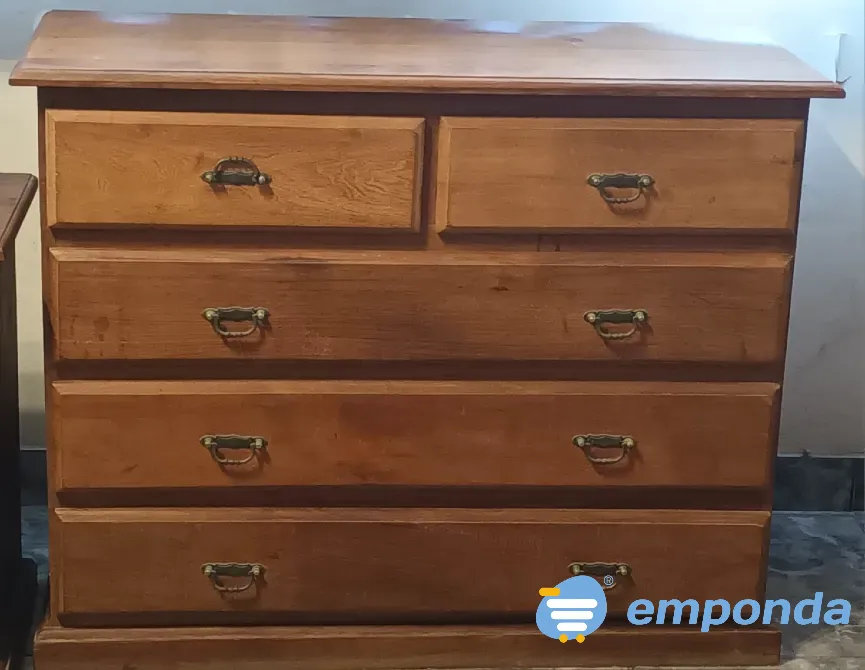 Juego completo de muebles de algarrobo macizo Avellaneda - imagen 6