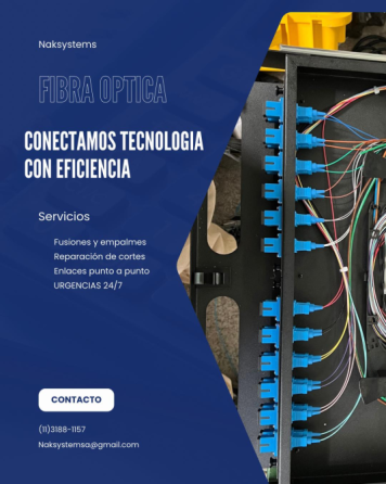 Cableado estructural y fusionado de Fibra óptica Barracas