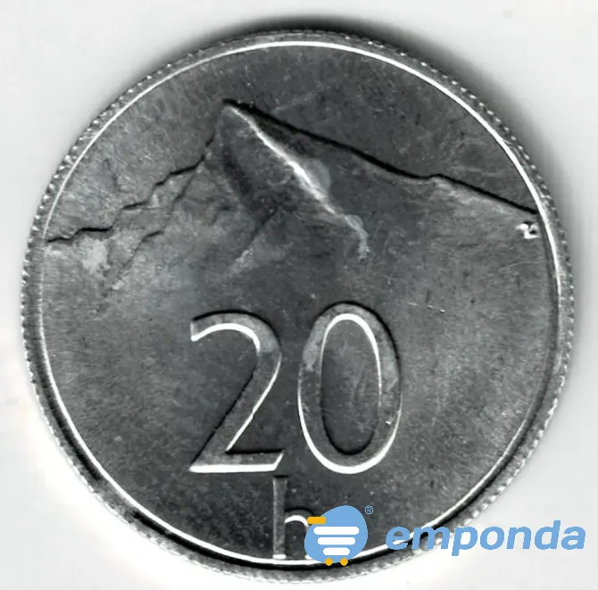 Moneda de Eslovaquia 20 Halierov 2001 Sin Circular Villa Crespo - imagen 1