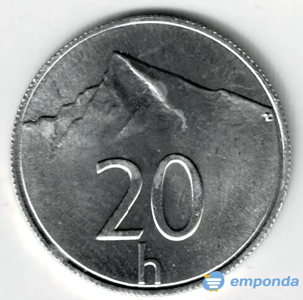 Moneda de Eslovaquia 20 Halierov 2001 Sin Circular Villa Crespo - imagen 1