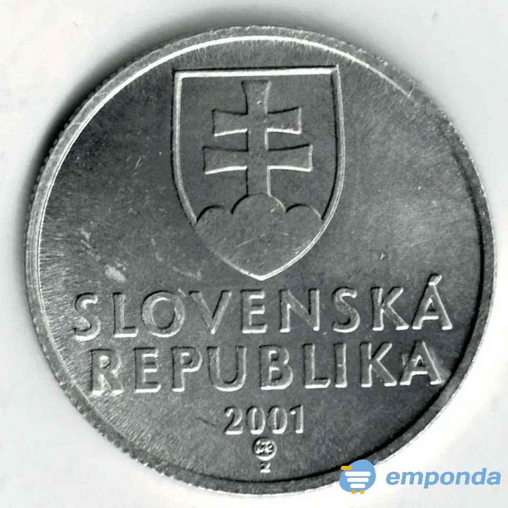 Moneda de Eslovaquia 20 Halierov 2001 Sin Circular Villa Crespo - imagen 2