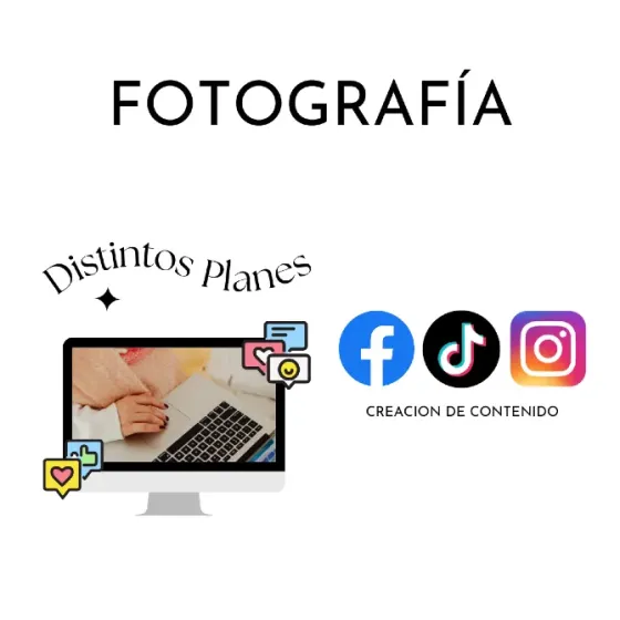 Creación de contenido para redes (Fotografía y videos) Pilar