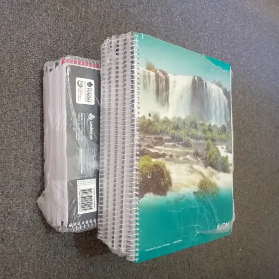 "x 10 un" . Cuaderno Avon 29, 7 tapa flexible 84 h. CUADRICU Avellaneda