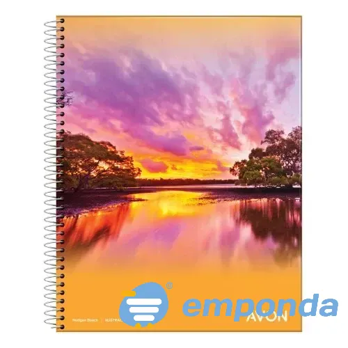 "x 10 un" . Cuaderno Avon 29, 7 tapa flexible 84 h. CUADRICU Avellaneda - imagen 3