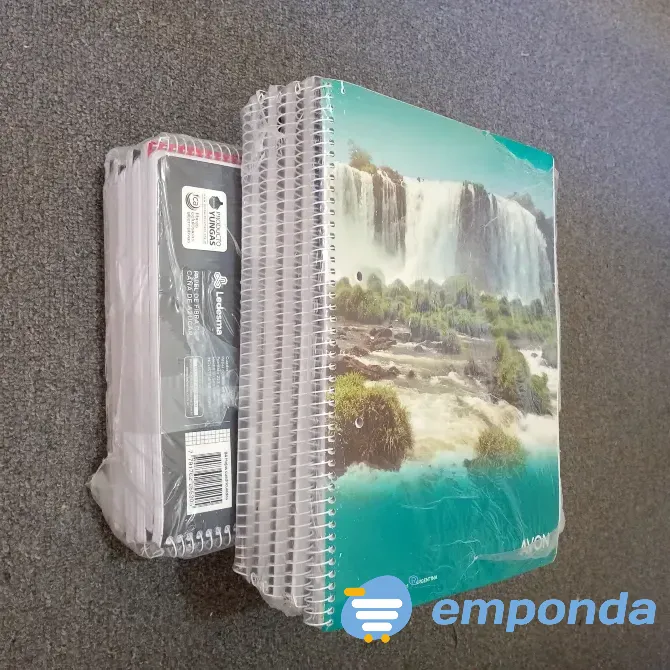 "x 10 un" . Cuaderno Avon 29, 7 tapa flexible 84 h. CUADRICU Avellaneda - imagen 2