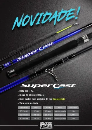 Caña supercast 2, 13 metros $28000 La Matanza