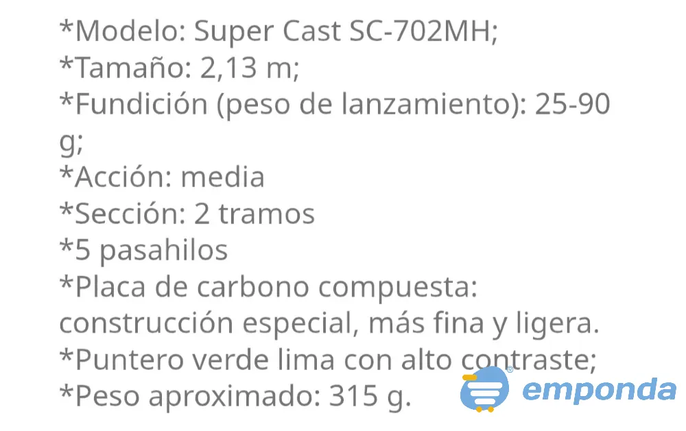 Caña supercast 2, 13 metros $28000 La Matanza - imagen 5