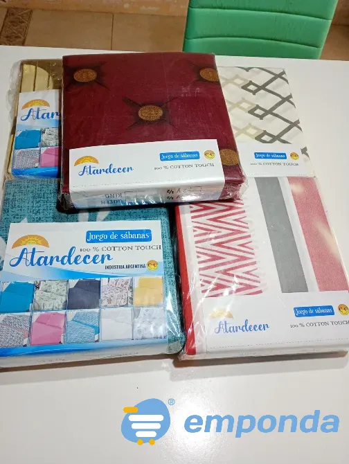 Juego de sábanas. Una plaza y media y de dos plazas y media Chascomús - imagen 2