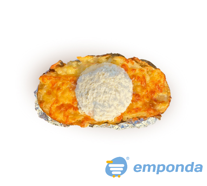 Papa grande Queso Crema&Aceitunas Monserrat - imagen 1