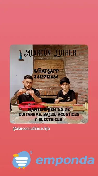 Mantenimiento de guitarras bajos, acusticos y eléctricos Tandil - imagen 1