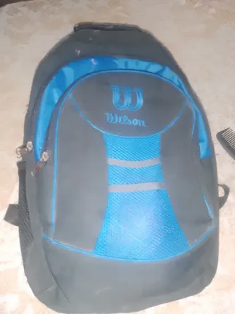 Mochila mochila negro y azul La Rioja