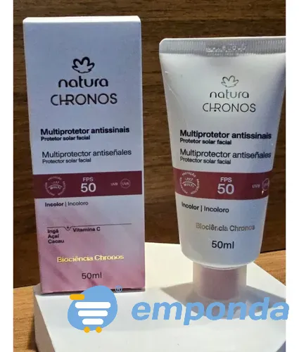 Protector solar facial antiseñales Chronos Villa Luzuriaga - imagen 1