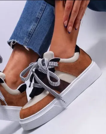 Zapatillas de cuero mujer Olivos