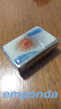 Encendedor Star Since 1988 Bandera Argentina La Rioja - imagen 2