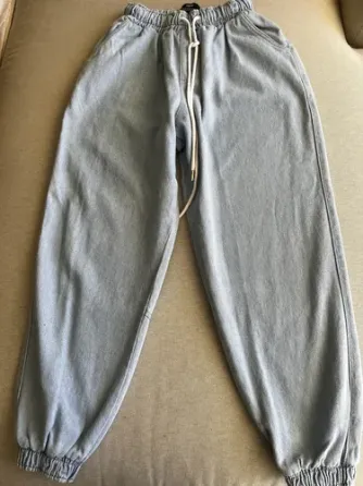 Pantalon Jogger De Jean Rígido La Rioja