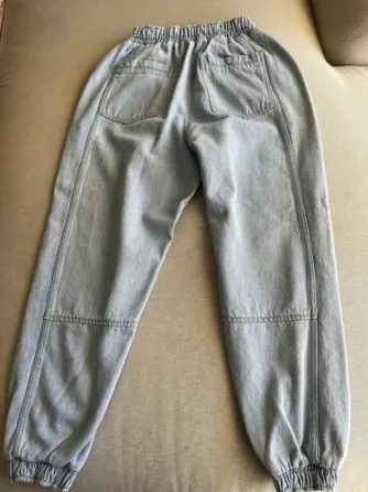 Pantalon Jogger De Jean Rígido La Rioja