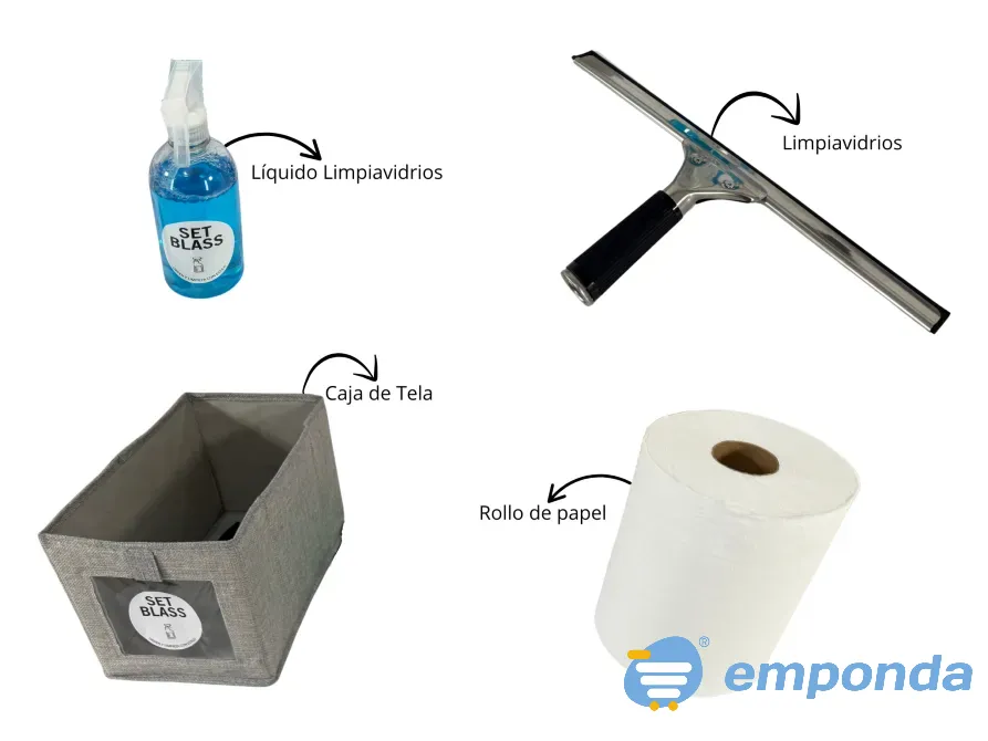 Set Limpieza de Vidrios Blass Flores - imagen 1