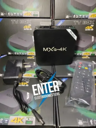 Convertidor Smart Android TV BOX PEISO 4K BLACK WI-FI Palermo