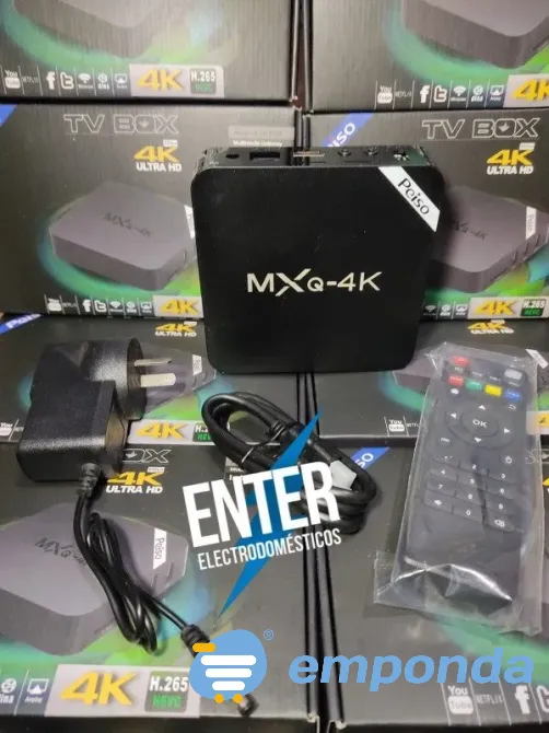 Convertidor Smart Android TV BOX PEISO 4K BLACK WI-FI Palermo - imagen 1