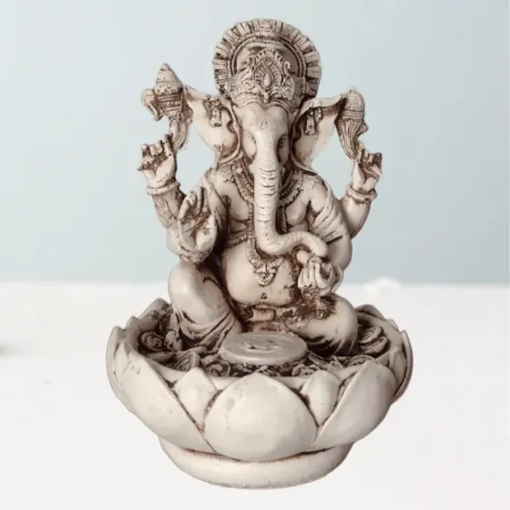 Fuente De Agua Ganesha Fortuna Feng Shui Resina Quilmes