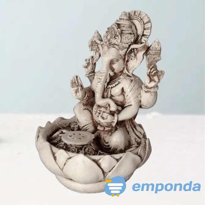 Fuente De Agua Ganesha Fortuna Feng Shui Resina Quilmes - imagen 2