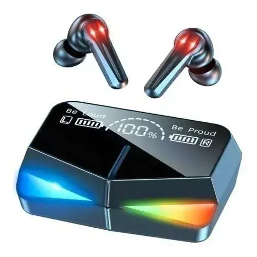 Auriculares bluetooth power Bank RGB LED M28 Gamer urbano Palermo