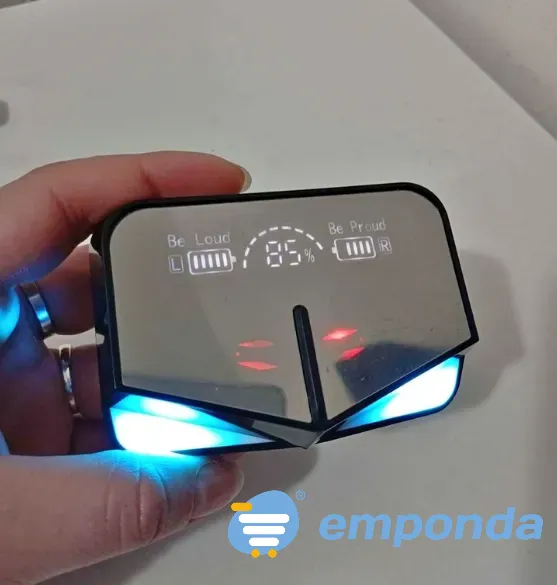 Auriculares bluetooth power Bank RGB LED M28 Gamer urbano Palermo - imagen 3