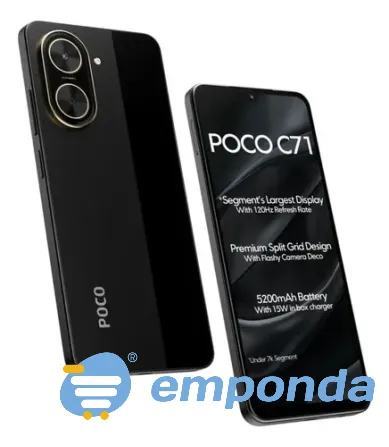 Xiaomi Poco C71 3gb Ram Y 64gb Rom Lider Black Plat Promo Palermo - imagen 1