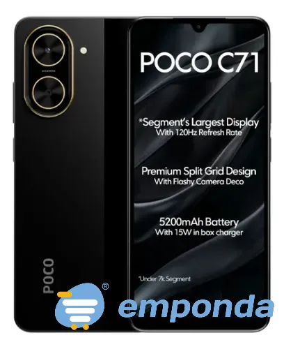 Xiaomi Poco C71 3gb Ram Y 64gb Rom Lider Black Plat Promo Palermo - imagen 2