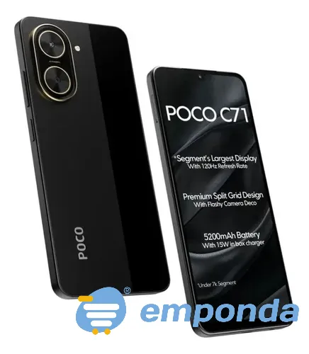 Xiaomi Poco C71 3gb Ram Y 64gb Rom Lider Black Plat Promo Palermo - imagen 1