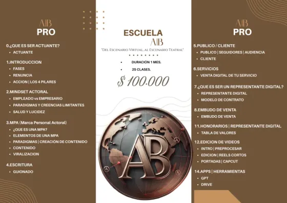 Escuela digital de Actores, Actrices y Representantes Flores