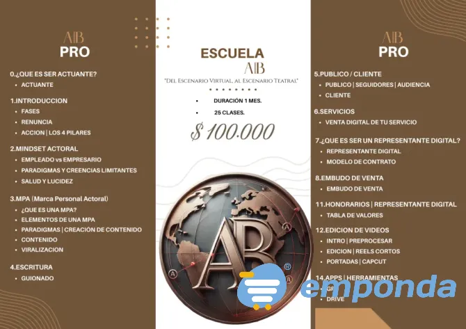 Escuela digital de Actores, Actrices y Representantes Flores - imagen 1