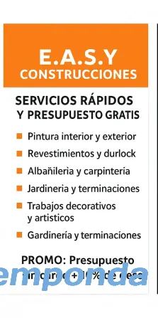 Somos E.A.S.Y Construcciones y estamos para ayudarte! Monte Castro - imagen 1