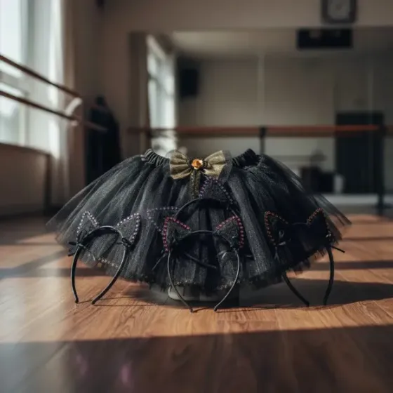 Tutu con vincha gatita Malvinas Argentinas