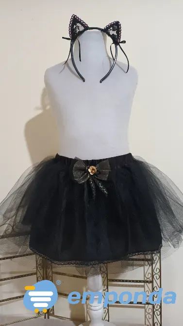 Tutu con vincha gatita Malvinas Argentinas - imagen 1