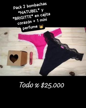 KIT para mamá Lencería y Perfume un regalo ideal!! Pilar