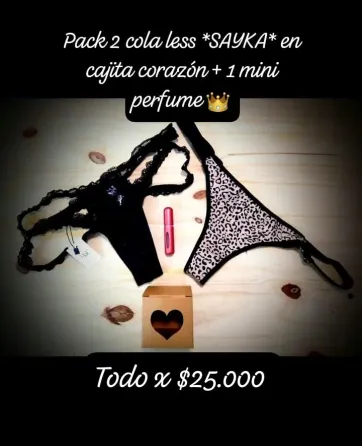 KIT para mamá Lencería y Perfume un regalo ideal!! Pilar