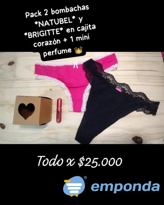 KIT para mamá Lencería y Perfume un regalo ideal!! Pilar - imagen 1