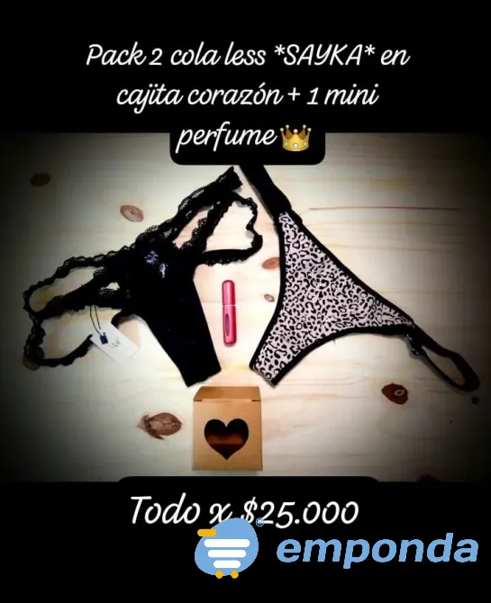 KIT para mamá Lencería y Perfume un regalo ideal!! Pilar - imagen 2